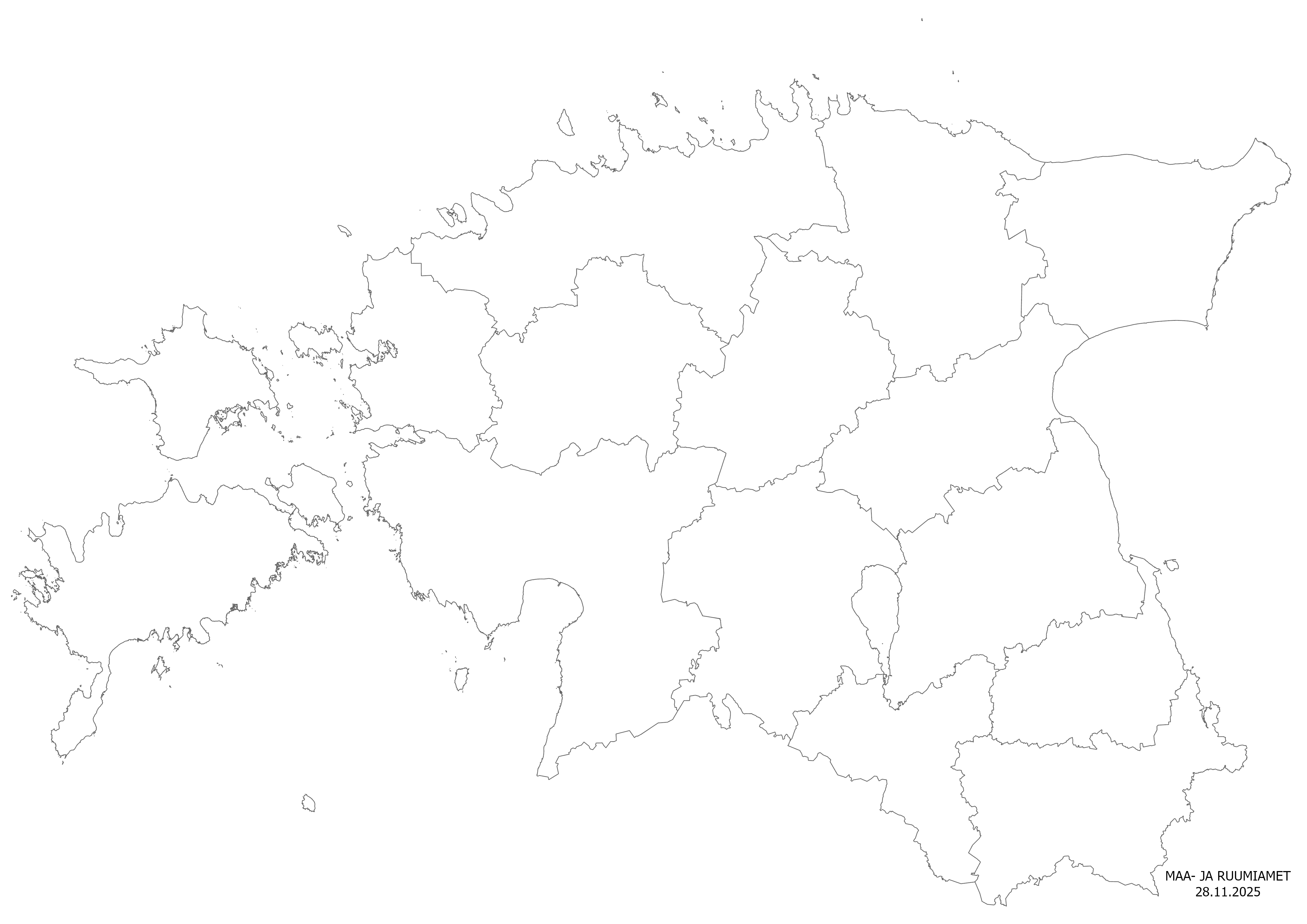 Eesti maakondade kaart